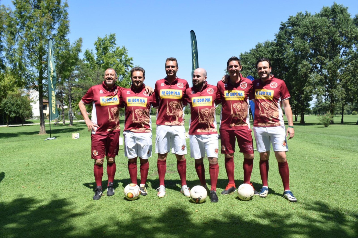 La squadra FootGolf Venezia sul campo